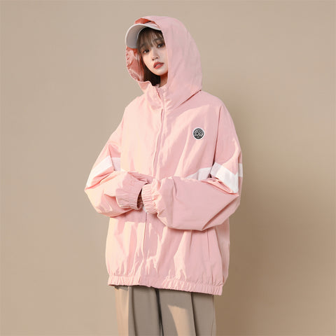 ERKE Windbreaker Pink For Women 12219408434-201