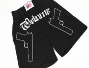 Double Pistols Embroidery Shorts