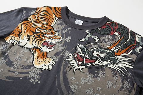 War of Tigers and Dragons Tee