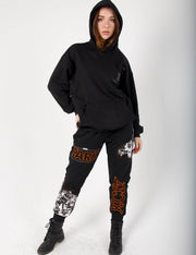 Women's King of Monsters Embroidery Hoodie