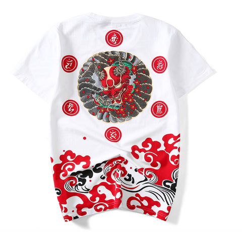Camiseta Devils Kanji Blood Waves