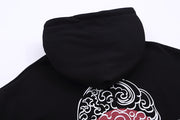 Red Suns Cranes Fighter Hoodie
