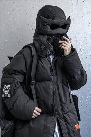 Chaqueta de invierno con cubierta para la cabeza desmontable X11