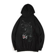Black Panther Embroidery Hoodie
