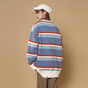Women's Graded A Knit Striped Sweatshirt