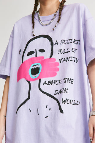Camiseta de arte de la sociedad oscura