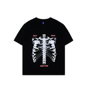 Camiseta de huesos de rayos X