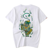 Emerald Tiger Embroidery Tee