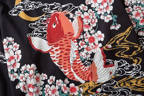 Fish in Spring Kimono