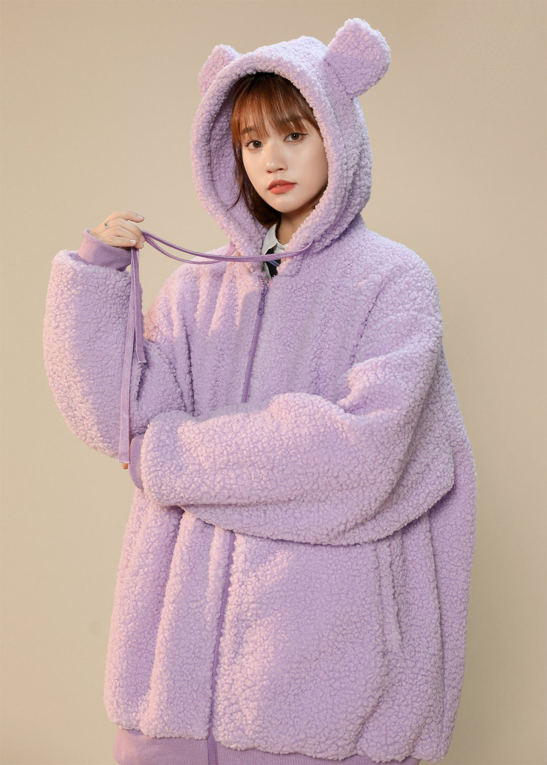 Women's Furry Bunny Ears Winter Jacket – Niepce